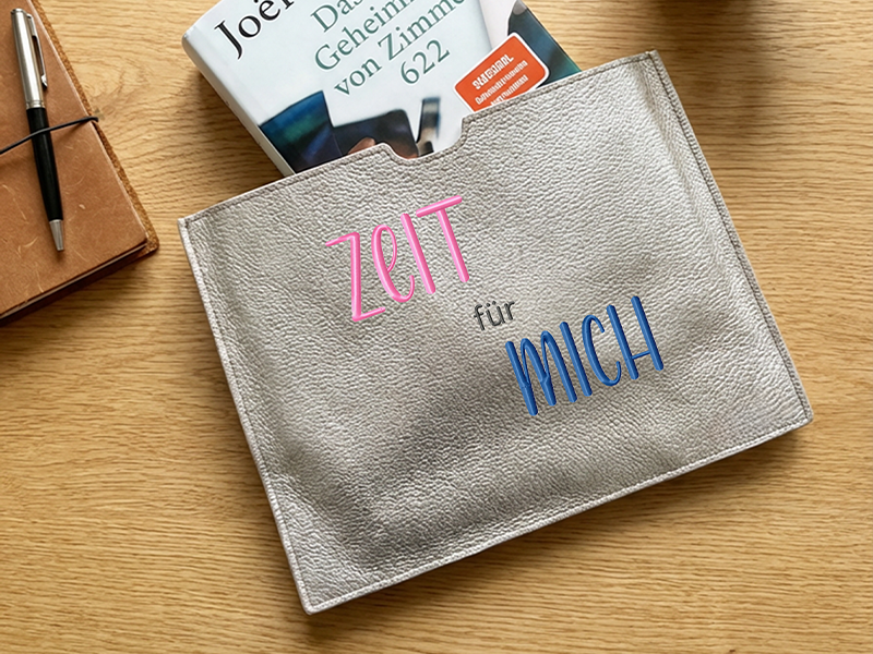 Preview: Buchhülle aus Filz - ITH-Stickdatei